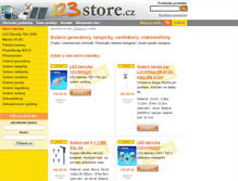 Tablet Screenshot of 123store.cz